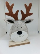 Urocza świąteczna dekoracja renifer – nowy, ok. 20 cm, idealny do domu