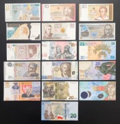 KOMPLET 16 BANKNOTÓW KOLEKCJONERSKICH NBP (2006-2024) UNC