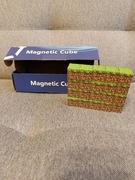 Klocki magnetyczne konstrukcyjne sześciany TRAWA 20 szt.