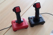 Joystick QuickJoy SV-124 oraz SV-122 Commodore Amiga Atari 8bit retro