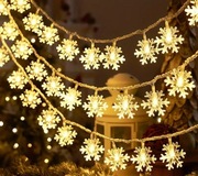 Lampki płatki śniegu 