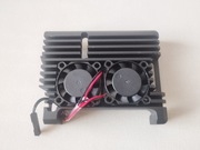 Obudowa aluminiowa z wiatraczkami do Raspberry Pi 4