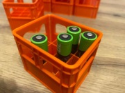 Organizer / Koszyk na Baterie AA (Paluszki) - Skrzynka Druk 3D