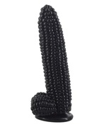 Korek analny butt plug Czarna Kolba Kukurydzy