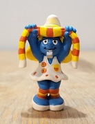 Schleich smerf smerfetka kibic figurka model wycofany z 2003 r.