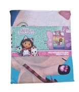 Pościel Bawełniana Koci domek Gabi 160x200 + 70x80 Dwustronna 