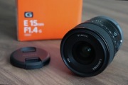 Obiektyw Sony E 15mm F1.4 G SEL15F14G