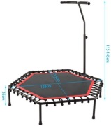 trampolina z uchwytem do domu ogrodu 