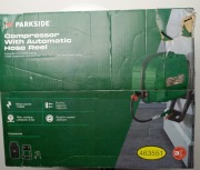 NOWY kompresor Parkside PKS 1100 A1 z automatycznym zwijaniem węża 