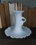 Royal Tettau biały porcelanowy świecznik  kaganek vintage 