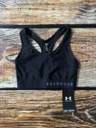 Under Armour sportowy top damski biustonosz rozmiar XS nowy z metką czarny