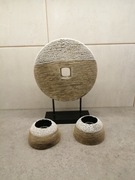 świeczniki na tealighty 2szt z dekoracją