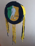 Zestaw piniata piłka klub sportowy herb  kij+imię 