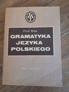 książka z 1979r "gramatyka języka polskiego" P.Bąk stan bdb-