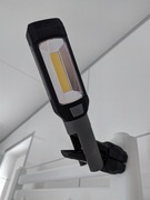 Latarka LED, lampka, warsztatowa, turystyczna, na magnes, lub na zacisk