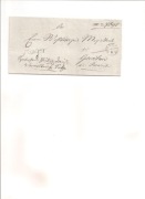 Birnbaum (Międzychód) list z 1841 roku