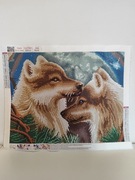 Obraz z cyrkoniami „Pełnia Księżyca”.