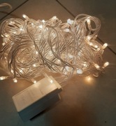 Białe lampki choinkowe Led 100szt