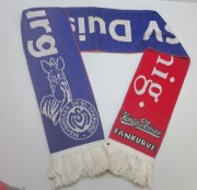 Oficjalny szalik MSV Duisburg - König Pilsener Fankurve - Zebra - 153 cm