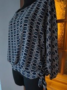 Bluzka t-shirt oversize wzorki geometryczne