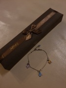 bransoletka srebro 925 słoniki regulowana Apart