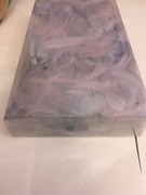 Piórka dekoracyjne jasno fioletowe 50g