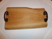 Deska do serów, wędlin, dębowa.