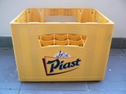 Skrzynka, transporter na butelki Piast. Piwo