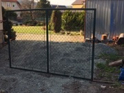 brama wjazdowa dwuskrzydłowa 