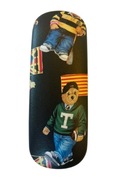 Etui twarde na okulary KIDS Miś - ciemne