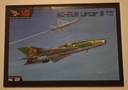 Model kartonowy do sklejenia MiG-21UM Lancer B