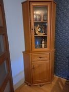 Witryna narożna kolor olcha