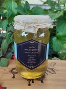 Miód akacjowy płynny - 1,25 kg biomiodek z Warmii i Mazur 