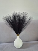 Nowa trawa pampasowa czarna 21szt gałązek czarna zestaw