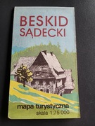 Mapa turystyczna 'Beskid Sądecki " 