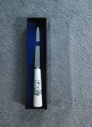 Przecinak nożyk do papieru ze stali nierdzewnej w nuty