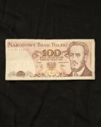 Banknoty 100zł 1988 rok różne serie TD TN TG RW NW TE kilkadziesiąt sztuk