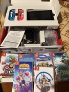 Nintendo switch v2 zestaw (6gier)