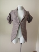 Beżowa kamizelka/sweter - M