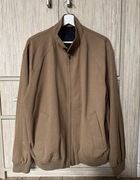 Zara brązowa elegancka kurtka z kołnierzem L