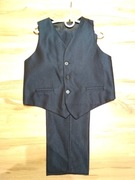 Spodnie + kamizelka, rozmiar 134 komunia