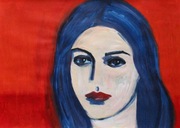 Portret dziewczyny, 100x70