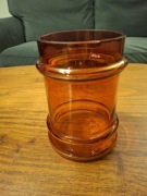 Wazon kolorowe szkło stary