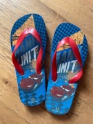 Nowe klapki plażowe dziecięce z motywem Auta 34 r.