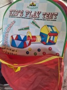 Namiot / domek dziecięcy 3-elementowy – świetna zabawa w domu i ogrodzie!