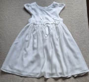 Sukienka wizytowa biała rozmiar 104