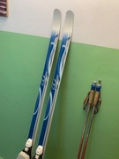 Biegówki Tecno Pro 174cm 55/49/54mm  + buty R39 SNS Profil + Kije Gratis!!!