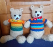 Miś szydelkiem robiony