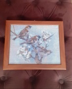 Obraz wyklejany kolorowymi diamencikami 