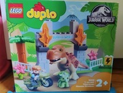 Lego Duplo LEGO Jurrasic Ucieczka tyranozaura triceratopsa 10939